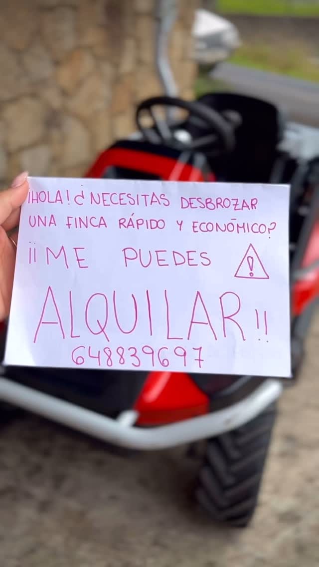Compra de herramientas y maquinaria para mantenimiento de jardines